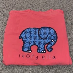 2 ivory Ella long sleeve t-shirts